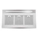 ILVE Professional Plus II 36-Inch 600 CFM Pro Style Wall Mount Ducted Range Hood in Stainless Steel (UAGQ36SS)