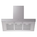 ILVE Professional Plus II 40-Inch 600 CFM Pro Style Wall Mount Ducted Range Hood in Stainless Steel (UAGQ40SS)