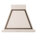 ILVE Nostalgie II 30-Inch 600 CFM Wall Mounted Range Hood in Antique White with Bronze Trim (UANB30AWB)