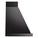 ILVE Nostalgie II 30-Inch 600 CFM Wall Mounted Range Hood in Glossy Black with Bronze Trim (UANB30BKB)