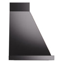 ILVE Nostalgie II 30-Inch 600 CFM Wall Mounted Range Hood in Glossy Black with Copper Trim (UANB30BKP)