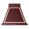 ILVE Nostalgie II 30-Inch 600 CFM Wall Mounted Range Hood in Burgundy with Copper Trim (UANB30BUP)