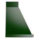 ILVE Nostalgie II 30-Inch 600 CFM Wall Mounted Range Hood in Emerald Green with Brass Trim (UANB30EGG)