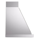ILVE Nostalgie II 30-Inch 600 CFM Wall Mounted Range Hood in Stainless Steel with Bronze Trim (UANB30SSB)