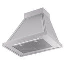 ILVE Nostalgie II 30-Inch 600 CFM Wall Mounted Range Hood in Stainless Steel with Chrome Trim (UANB30SSC)