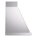 ILVE Nostalgie II 30-Inch 600 CFM Wall Mounted Range Hood in Stainless Steel with Brass Trim (UANB30SSG)