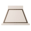 ILVE Nostalgie II 36-Inch 600 CFM Wall Mounted Range Hood in Antique White with Bronze Trim (UANB36AWB)