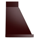 ILVE Nostalgie II 36-Inch 600 CFM Wall Mounted Range Hood in Burgundy with Bronze Trim (UANB36BUB)