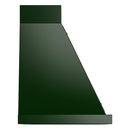 ILVE Nostalgie II 36-Inch 600 CFM Wall Mounted Range Hood in Emerald Green with Bronze Trim (UANB36EGB)