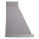 ILVE Nostalgie II 36-Inch 600 CFM Wall Mounted Range Hood in Matte Graphite with Copper Trim (UANB36MGP)