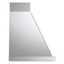 ILVE Nostalgie II 36-Inch 600 CFM Wall Mounted Range Hood in Stainless Steel with Bronze Trim (UANB36SSB)