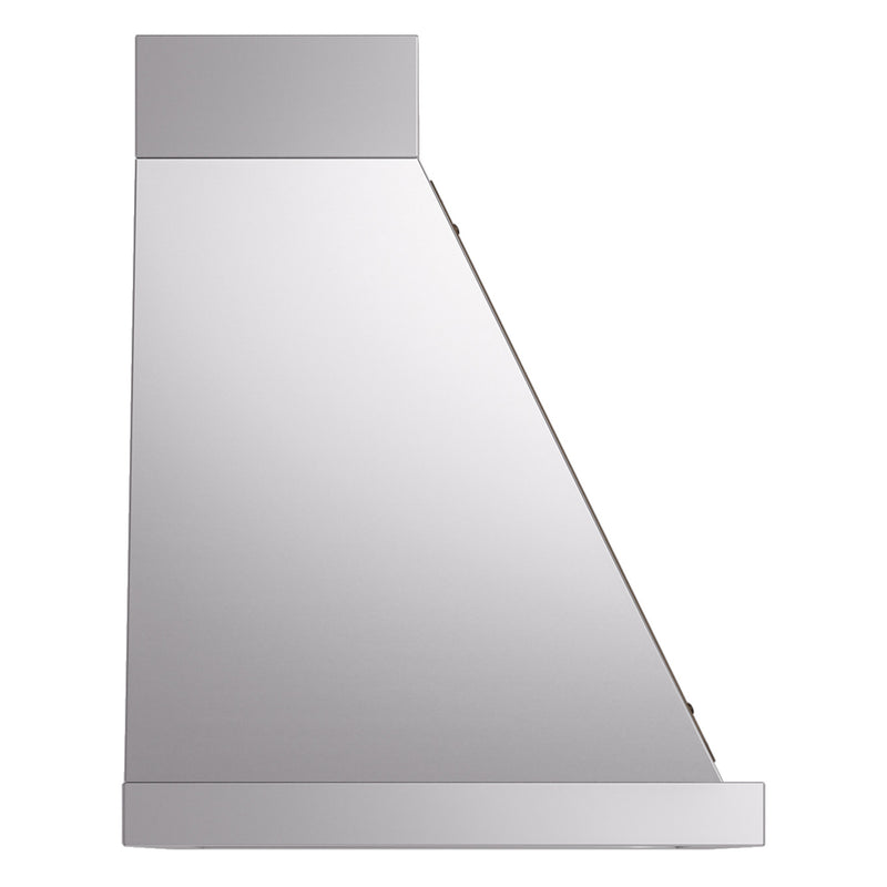 ILVE Nostalgie II 36-Inch 600 CFM Wall Mounted Range Hood in Stainless Steel with Bronze Trim (UANB36SSB)
