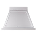 ILVE Nostalgie II 36-Inch 600 CFM Wall Mounted Range Hood in Stainless Steel with Chrome Trim (UANB36SSC)
