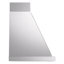 ILVE Nostalgie II 36-Inch 600 CFM Wall Mounted Range Hood in Stainless Steel with Brass Trim (UANB36SSG)
