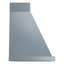 ILVE Nostalgie II 40-Inch 600 CFM Wall Mounted Range Hood in Blue Grey with Chrome Trim (UANB40BGC)