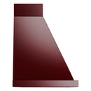 ILVE Nostalgie II 40-Inch 600 CFM Wall Mounted Range Hood in Burgundy with Copper Trim (UANB40BUP)
