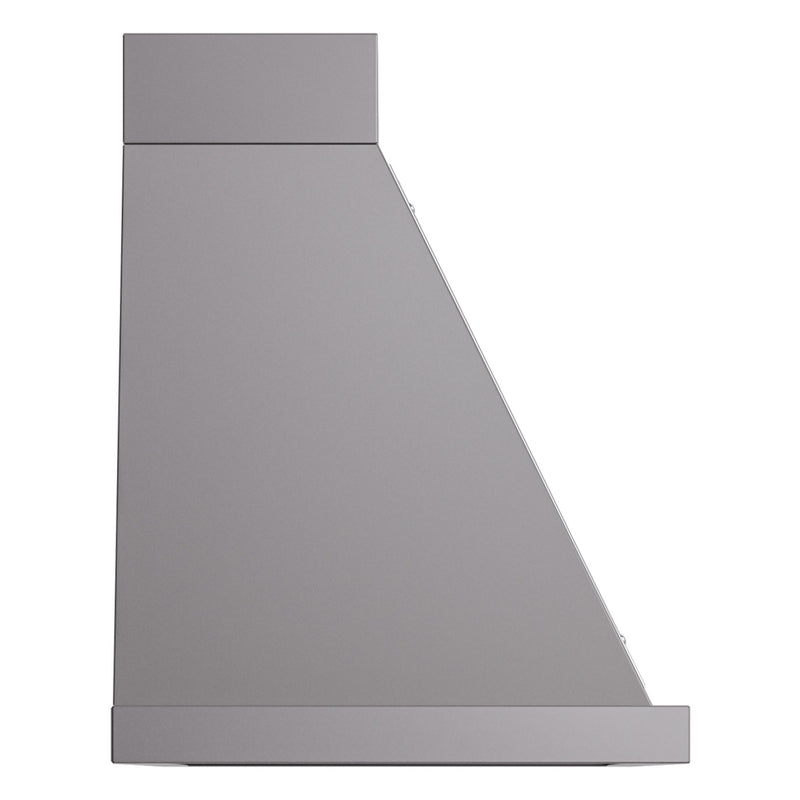 ILVE Nostalgie II 40-Inch 600 CFM Wall Mounted Range Hood in Matte Graphite with Chrome Trim (UANB40MGC)