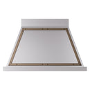 ILVE Nostalgie II 40-Inch 600 CFM Wall Mounted Range Hood in Stainless Steel with Bronze Trim (UANB40SSB)