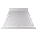 ILVE Nostalgie II 40-Inch 600 CFM Wall Mounted Range Hood in Stainless Steel with Chrome Trim (UANB40SSC)