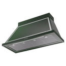 ILVE Nostalgie II 48-Inch 850 CFM Wall Mounted Range Hood in Emerald Green with Chrome Trim (UANB48EGC)