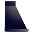 ILVE Nostalgie II 48-Inch 850 CFM Wall Mounted Range Hood in Midnight Blue with Bronze Trim (UANB48MBB)