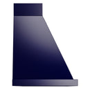 ILVE Nostalgie II 48-Inch 850 CFM Wall Mounted Range Hood in Midnight Blue with Chrome Trim (UANB48MBC)