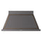 ILVE Nostalgie II 48-Inch 850 CFM Wall Mounted Range Hood in Matte Graphite with Bronze Trim (UANB48MGB)