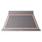 ILVE Nostalgie II 48-Inch 850 CFM Wall Mounted Range Hood in Matte Graphite with Copper Trim (UANB48MGP)