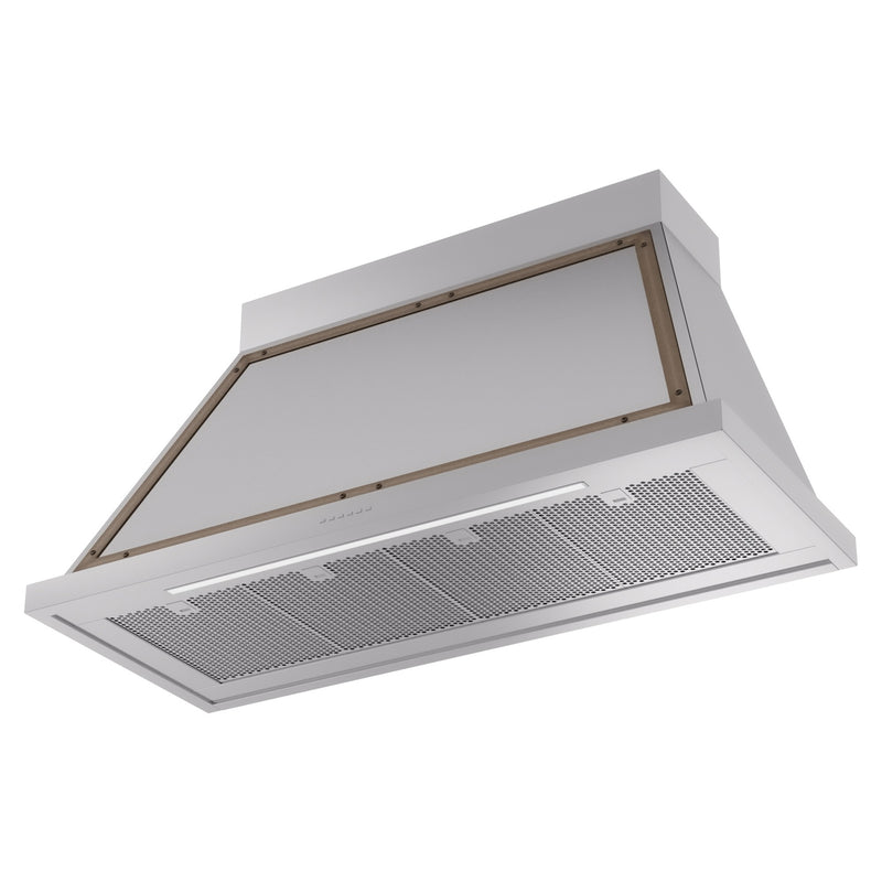 ILVE Nostalgie II 48-Inch 850 CFM Wall Mounted Range Hood in Stainless Steel with Bronze Trim (UANB48SSB)