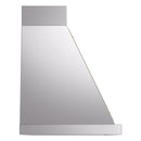 ILVE Nostalgie II 48-Inch 850 CFM Wall Mounted Range Hood in Stainless Steel with Brass Trim (UANB48SSG)