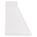 ILVE Nostalgie II 48-Inch 850 CFM Wall Mounted Range Hood in White with Bronze Trim (UANB48WHB)