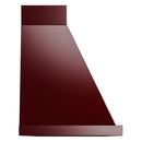 ILVE Nostalgie II 60-Inch 850 CFM Wall Mounted Range Hood in Burgundy with Copper Trim (UANB60BUP)