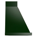 ILVE Nostalgie II 60-Inch 850 CFM Wall Mounted Range Hood in Emerald Green with Bronze Trim (UANB60EGB)
