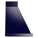 ILVE Nostalgie II 60-Inch 850 CFM Wall Mounted Range Hood in Midnight Blue with Chrome Trim (UANB60MBC)