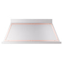 ILVE Nostalgie II 60-Inch 850 CFM Wall Mounted Range Hood in Stainless Steel with Copper Trim (UANB60SSP)