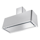 ILVE Panoramagic 48-Inch Ducted Range Hood in Stainless Steel (UAPM120SS)