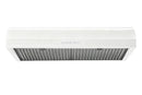 Hauslane 30-Inch Under Cabinet Curved Range Hood in Glossy White with Stainless Steel Filters and Panel LED (UC-B018WHT-30)