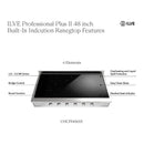 ILVE Professional Plus II 48-Inch Built-In Induction Rangetop in Stainless Steel (UHCPI486SS)