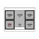 ILVE 36-Inch Majestic II Dual Fuel Range with 6 Brass Burners and Removable Griddle - 3.5 cu. ft. Oven - TFT Oven Control Display - in Blue Grey with Brass Trim (UM09FDNS3BGG)