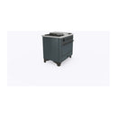 ILVE 36-Inch Majestic II Dual Fuel Range with 6 Burners and Removable Griddle with Solid Door Oven in in Blue Grey with Bronze Trim (UM09FDQNS3BGB)