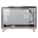 ILVE 48-Inch Majestic II Dual Fuel Range with 8 Sealed Brass Burners and Removable Griddle with 5.62 cu. ft. Oven in Blue Grey with Copper Trim (UM12FDNS3BGP)