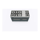 ILVE 60-Inch Majestic II Dual Fuel Range with 9 Sealed Burners and Removable Griddle in Blue Grey with Bronze Trim (UM15FDNS3BGB)