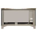 ILVE 60-Inch Majestic II Dual Fuel Range with 9 Sealed Burners and Removable Griddle in Blue Grey with Chrome Trim (UM15FDNS3BGC)
