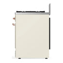 ILVE Majestic III 30-inch Dual Fuel Range with 5 Liquid Propane Burner and Solid Door Electric Oven in Antique White with Copper Trim (UM30QNR3AWPLP)