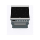 ILVE 30-Inch Majestic II induction Range with 4 Elements - 4 cu. ft. Oven in Blue Grey with Chrome Trim (UMI30NE3BGC)