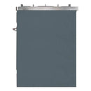 ILVE 30-Inch Majestic II induction Range with 4 Elements - 4 cu. ft. Oven in Blue Grey with Chrome Trim (UMI30NE3BGC)