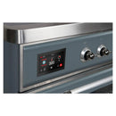 ILVE 30-Inch Majestic II induction Range with 4 Elements - 4 cu. ft. Oven in Blue Grey with Chrome Trim (UMI30NE3BGC)