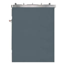 ILVE 30-Inch Majestic II induction Range with 4 Elements - 4 cu. ft. Oven in Blue Grey with Copper Trim (UMI30NE3BGP)