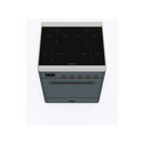 ILVE 30-Inch Majestic II Series Freestanding Electric Single Solid Door Oven Range with 4 Elements in Blue Grey with Bronze Trim (UMI30QNE3BGB)