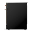 ILVE Majestic III 30-Inch Induction Range with 4 Induction Elements and Triple Glass Door Electric Oven in Glossy Black with Copper Trim (UMIB30NR3BKP)